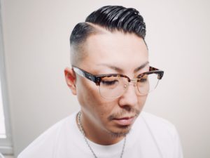 旭川 理容室 バーバー アパッシュ バーバーショップ メンズ ヘアースタイル メンズカット 七三分け