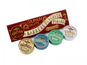 Brosh Pomade(ブロッシュポマード)mini “Gift Set” 4STYLES