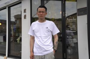 RIDE WITH APACHE "ツアーTシャツ" 【WHITE(白)】