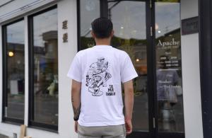 RIDE WITH APACHE "ツアーTシャツ" 【WHITE(白)】